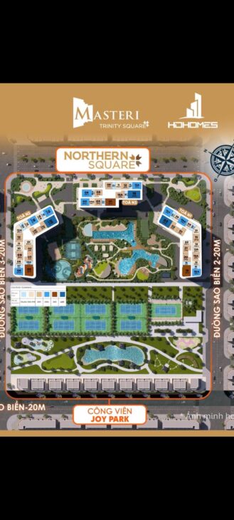 BÁN CĂN STUDIO TẠI TRINITY SQUARE – HƯỚNG ĐÔNG NAM, VIEW CỰC ĐẸP