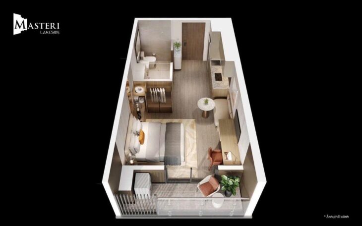 BÁN CĂN STUDIO TẠI TRINITY SQUARE – HƯỚNG ĐÔNG NAM, VIEW CỰC ĐẸP