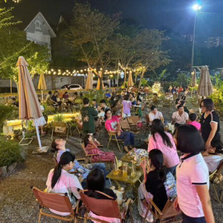 SANG NHƯỢNG QUÁN CAFE SÂN VƯỜN – KĐT VĂN QUÁN, HÀ ĐÔNG, HÀ NỘI