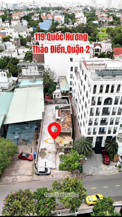 Bán Đất Mặt Tiền đường Quốc Hương, P.Thảo Điền, Quận 2 cũ.