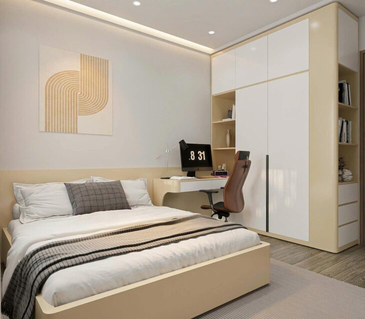 Cho thuê căn hộ 2 phòng ngủ -TC1, Vinhomes Smart City – Full nội thất, chỉ xách vali vào ở!