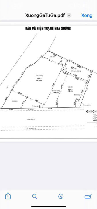BÁN GẤP NHÀ XƯỞNG MẶT TIỀN QUỐC LỘ 1A – THẠNH XUÂN, Q12 – GIẢM SÂU CÒN 50 TỶ