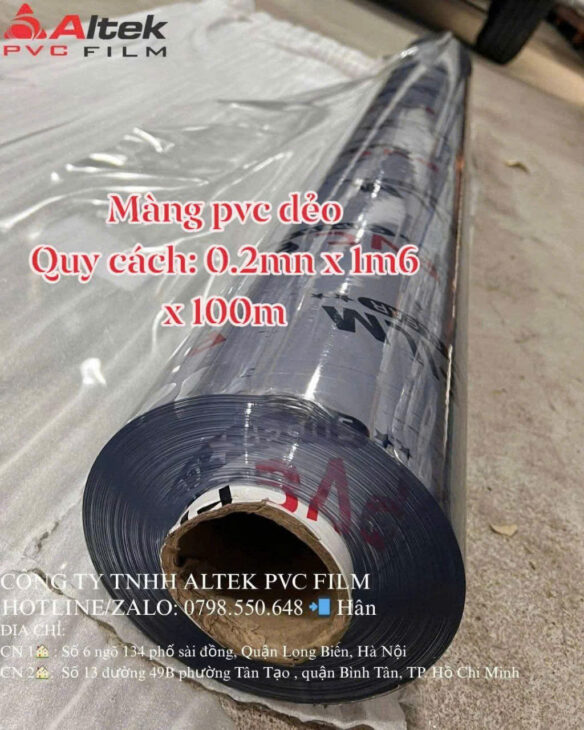 Màng pvc dẻo trong suốt tại Hà Nội – giải pháp thông minh cho mọi không gian