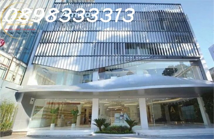 Bán tòa nhà Mặt tiền trung tâm 410B-410C-410D Nguyễn Thị Minh Khai, Trệt 3 lầu, 19.3m x 35m Công