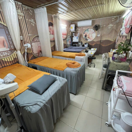 Quận 6 ! Sang Gấp Spa Gía Rẻ Chỉ 55 tr , MB thuê Rẻ chỉ 7 tr / tháng , Dt : 3,5m x 12m . 1 trệt,