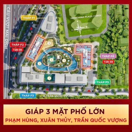 Siêu Phẩm Sun Feliza Suites – Cầu Giấy – Vị Trí Vàng Giao Thoa 3 Mặt Phố Lớn