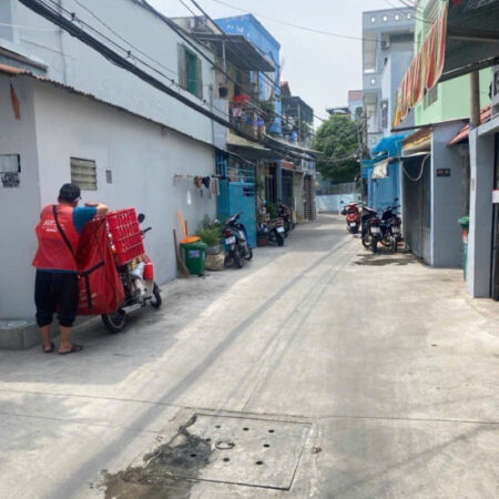 BÁN NHÀ TRONG NGÕ ĐƯỜNG BÙI VĂN BA QUẬN 7: 76M2, 3 TẦNG, 11 PHÒNG NGỦ, SỔ ĐỎ CHÍNH CHỦ, GIÁ HỜI CHỈ