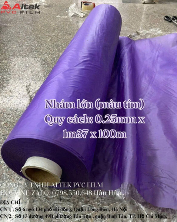 Màng pvc nhám lớn nhiều màu– chống trầy