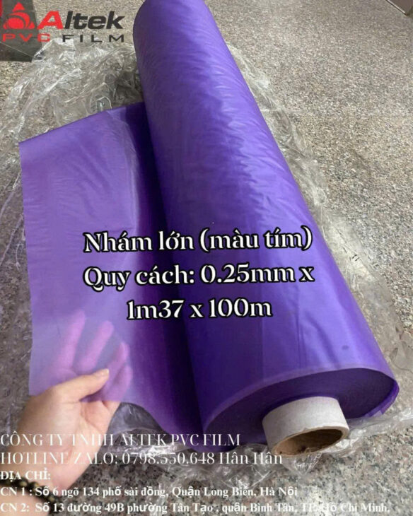 Màng pvc nhám lớn nhiều màu– chống trầy