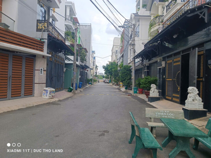 Bán đất 5x16m ngay bên đường Tham Lương giáp Gò Vấp, khu An Lộc gần KDL Bến Xưa, giá 7.3tỷ