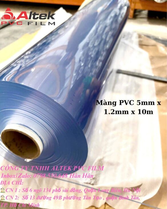 Màng PVC dẻo 5mm giá sỉ toàn quốc