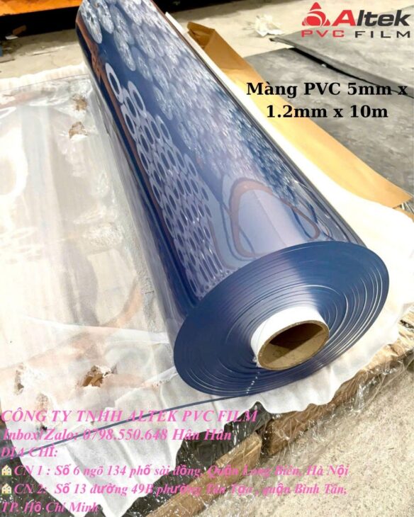 Màng PVC dẻo 5mm giá sỉ toàn quốc