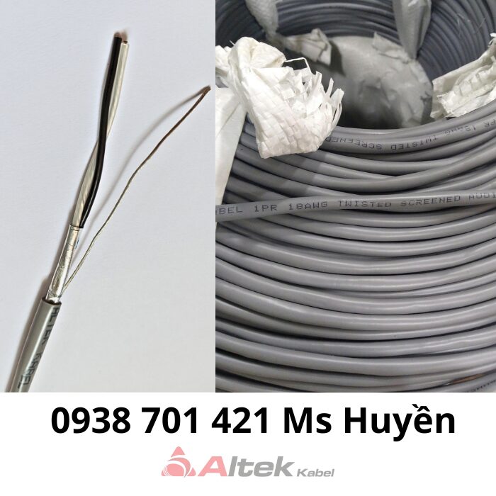 Cáp Tín Hiệu Vặn Xoắn Chống Nhiễu 1 Pair