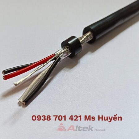 Cáp tín hiệu RS485 vặn xoắn 2 lớp chống nhiễu Altek Kabel 2 Pair 18,22,24AWG