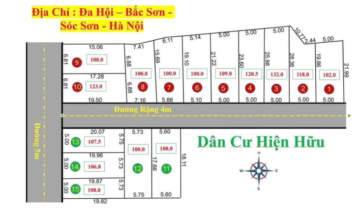 Chỉ Hơn 600tr Chút Bạn Sở Hữu Ngay Lô Đất Đẹp, View Thoáng tại Đa Hội, Bắc Sơn, Sóc Sơn, Hà Nội