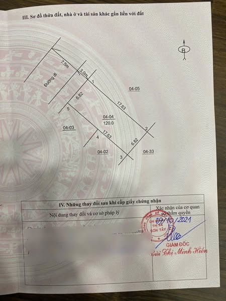 CHÍNH CHỦ CẦN BÁN 120M ĐẤT TĐC ĐỒNG LÁNG _ XUÂN SƠN _ SƠN TÂY _ HÀ NỘI. SÁT TỈNH LỘ 413 – CÁCH TRỤ