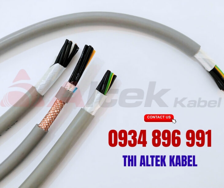 Cáp điều khiển 8 lõi chống nhiễu và không chống nhiễu Altek Kabel