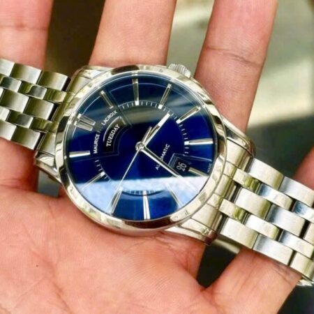 ĐH Nam : Maurice Lacroix Pontos Day Date Automatic, Mặt Xanh Navy, dòng 2 Lịch, Size 40mm