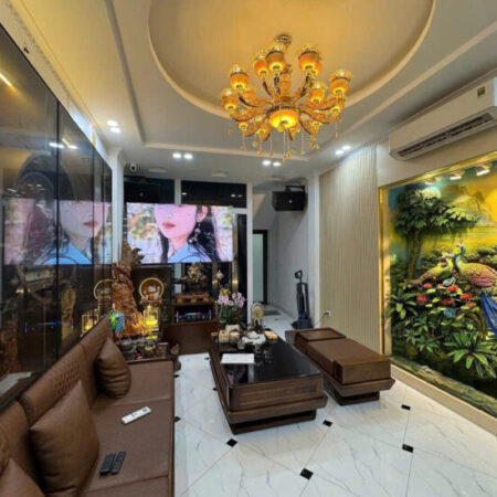 BÁN NHÀ NGÕ Ô TÔ TÂN MAI, HOÀNG MAI 36Mx5T, MT 4.5M GIÁ 9.98 TỶ
