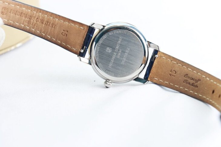 ĐH Nữ Frederique Constant FC-206MPND1S6 Kim Cương – Trăng Sao, xà cừ xanh Size 30 FullBox