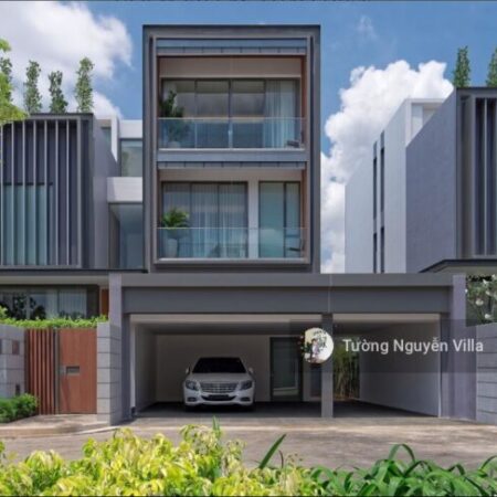 BT Ven sông Holm Villa 135 Nguyễn Văn Hưởng, PThảo Điền, 412m2, Sàn sử dụng 700m2