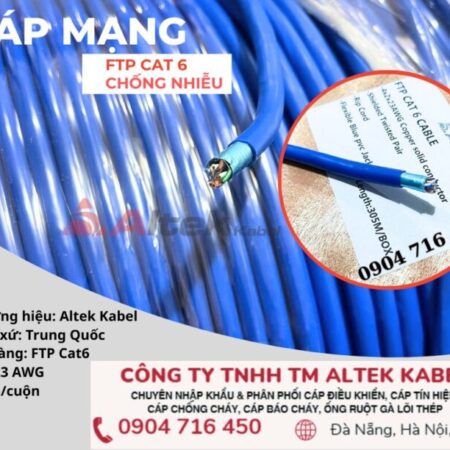 Cáp mạng chống nhiễu CAT6 FTP Altek Kabel