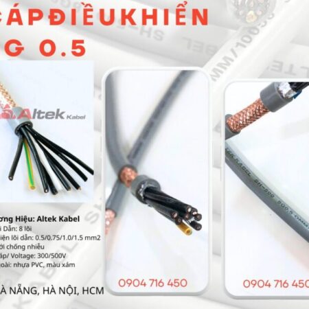 Cáp điều khiển Altek Kabel có lưới SH-500 8G 0.5 QMM