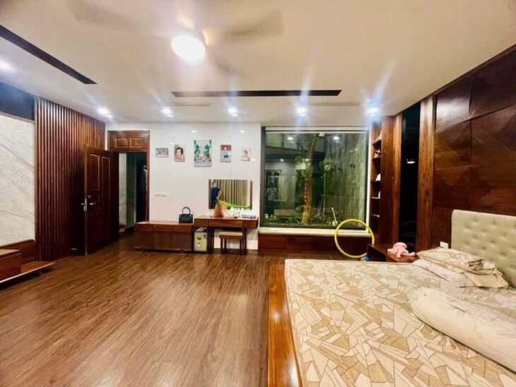 BÁN BIỆT THỰ LOUIS CITY ĐẠI MỖ – 218M² x 5T THANG MÁY – MT 10M – FULL NỘI THẤT – KINH DOANH – GIÁ
