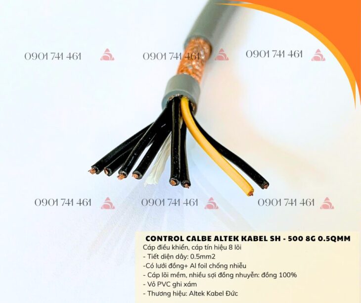 Cáp điều khiển Altek Kabel SH-500 8G0.5mm Đà Nẵng, Hà Nội