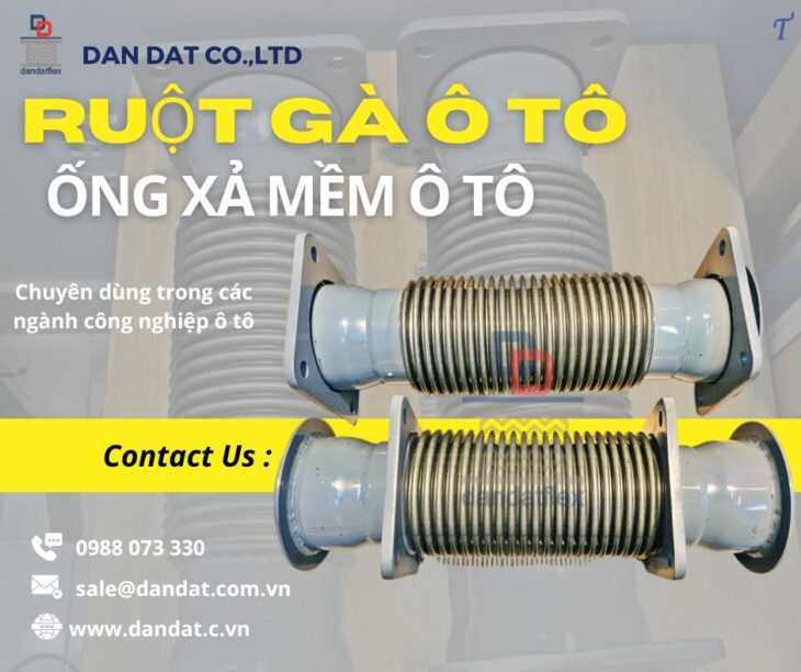 Bô zin chống rung inox/ Ống bô giảm chấn/ Ống giảm chấn cho ô tô/ Ống ruột gà ô tô/ Pô nhún ô tô