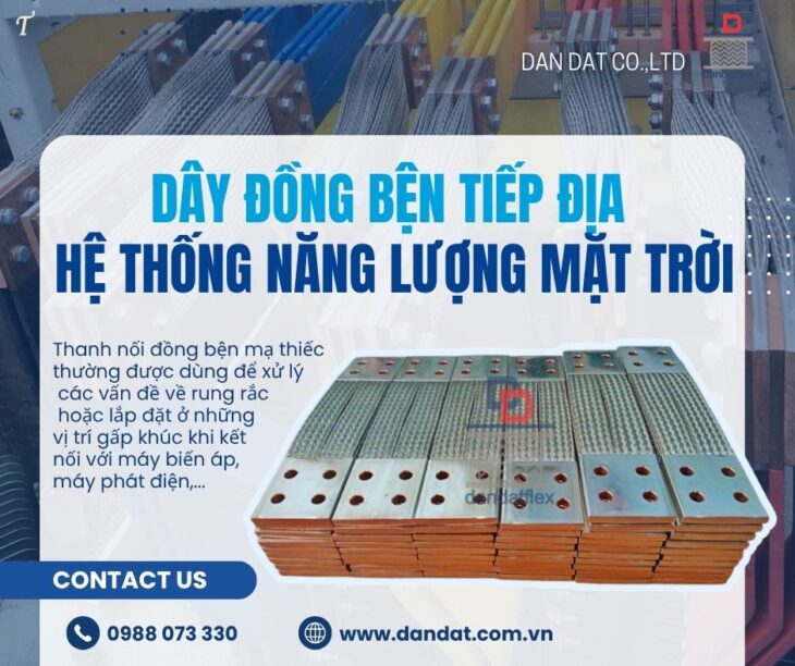 Dây đồng bện tiếp địa/ Dây đồng bện mạ thiếc/ Dây đồng bện tiếp địa cho thang máng cáp