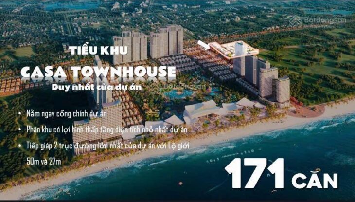 Căn Townhouse dự kiến 20tỷ sổ hồng lâu dài tại Blanca City giá rẻ nhất thị trường