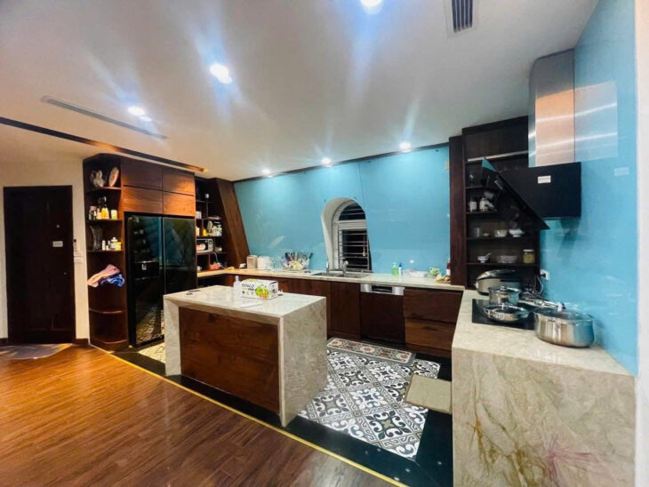 BÁN BIỆT THỰ LOUIS CITY ĐẠI MỖ – 218M² x 5T THANG MÁY – MT 10M – FULL NỘI THẤT – KINH DOANH – GIÁ