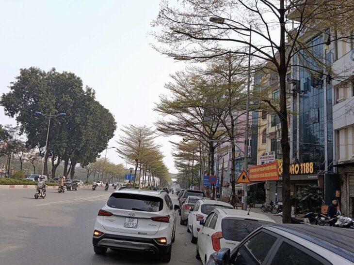 Mặt phố Láng ĐĐ 110m² MT 7m Lô góc 3 thoáng Vỉa hè rộng 10m Xây Building 68.6 tỷ