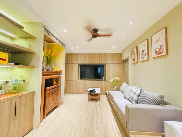 💥Bán tập thể gần LIỄU GIAI, BA ĐÌNH, 68m, 2PN, Nhà đẹp full nội thất, 4.65 tỷ