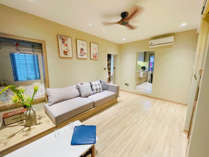💥Bán tập thể gần LIỄU GIAI, BA ĐÌNH, 68m, 2PN, Nhà đẹp full nội thất, 4.65 tỷ