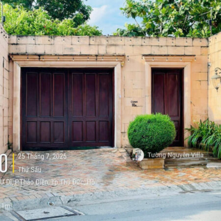 Bán 1.214,7m² tại 15A Nguyễn Ư Dĩ, Phường Thảo Điền, Quận 2 – 199 tỷ