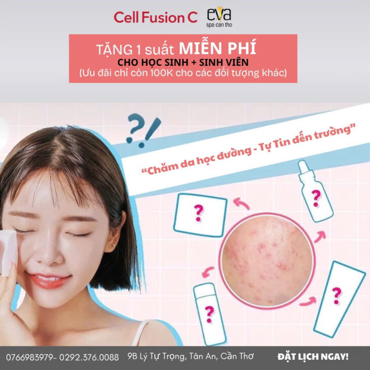 “Chăm Da Học Đường – Tự Tin Đến Trường” cùng dược mỹ phẩm cao cấp Hàn Quốc – Cell Fusion C