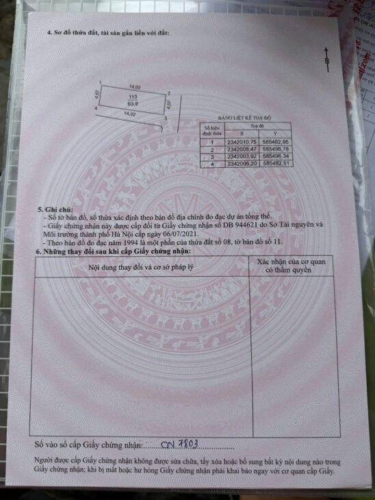 ✅ Bán đất thôn Đồng Nguyên Khê – 63.9m – Lô góc