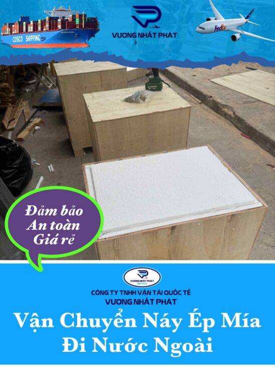 Gửi Máy Ép Nước Mía Đi Mỹ – Đóng Gói Chuyên Nghiệp