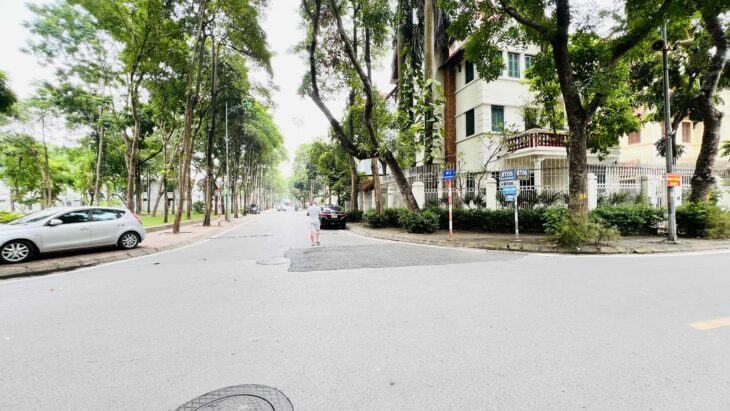 Biệt thự khu đô thị Việt Hưng, 240m x 4 tầng, mặt tiền 13m, khu vực cực sầm uất, kinh doanh ngày đêm