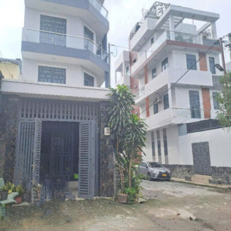 Nhà mới Mặt tiền Lô góc 4 tầng Xe tải tránh 90m2 – Thạnh Lộc 16 Q12