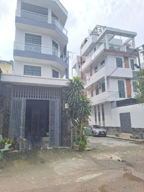 Nhà mới Mặt tiền Lô góc 4 tầng Xe tải tránh 90m2 – Thạnh Lộc 16 Q12