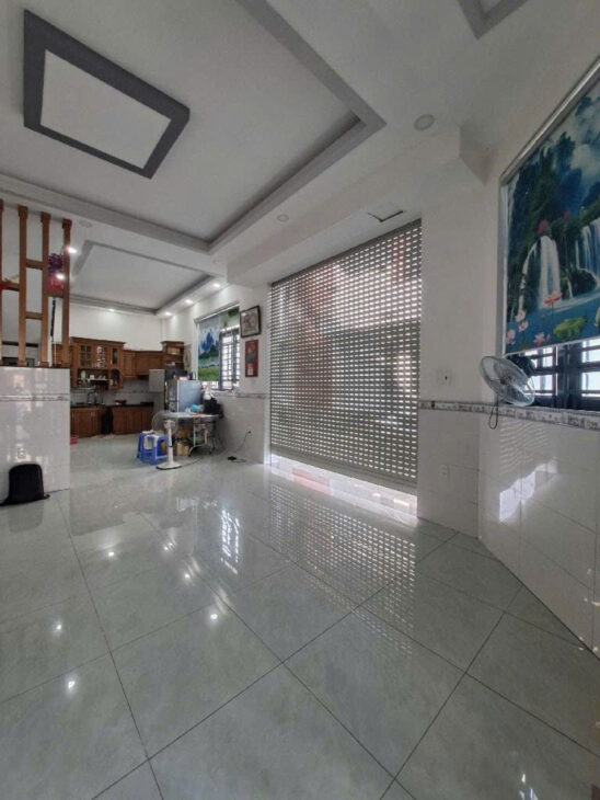 Nhà mới Mặt tiền Lô góc 4 tầng Xe tải tránh 90m2 – Thạnh Lộc 16 Q12