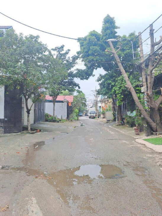 Nhà mới Mặt tiền Lô góc 4 tầng Xe tải tránh 90m2 – Thạnh Lộc 16 Q12