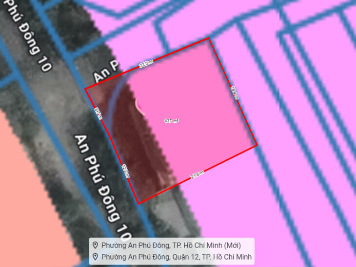 Nhà 3 tầng Lô góc Đường xe tải né 443m2 – An Phú Đông 3 Q12