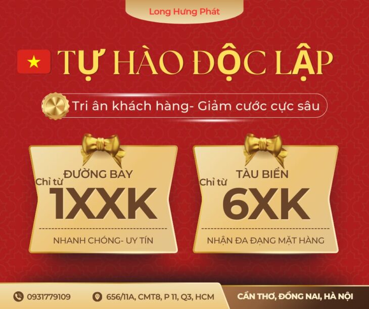 Gửi hàng quốc tế – sale rộn ràng mừng Đại lễ- 0931779109