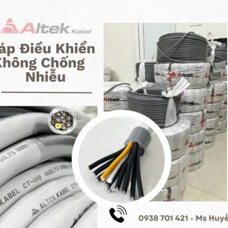 Cáp điều khiển không lưới chống nhiễu 10 lõi