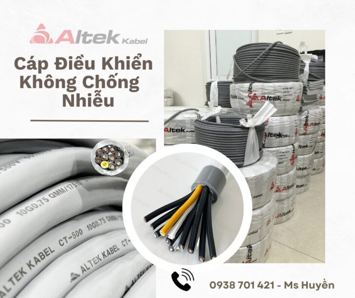 Cáp Điều Khiển Không Lưới Chống Nhiễu 10 Lõi ALTEK KABEL