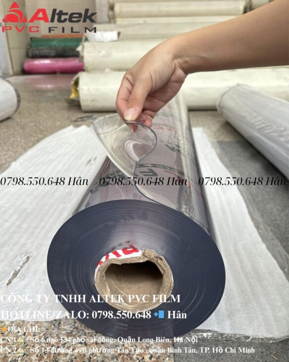 Màng pvc dẻo trong suốt giá sỉ toàn quốc